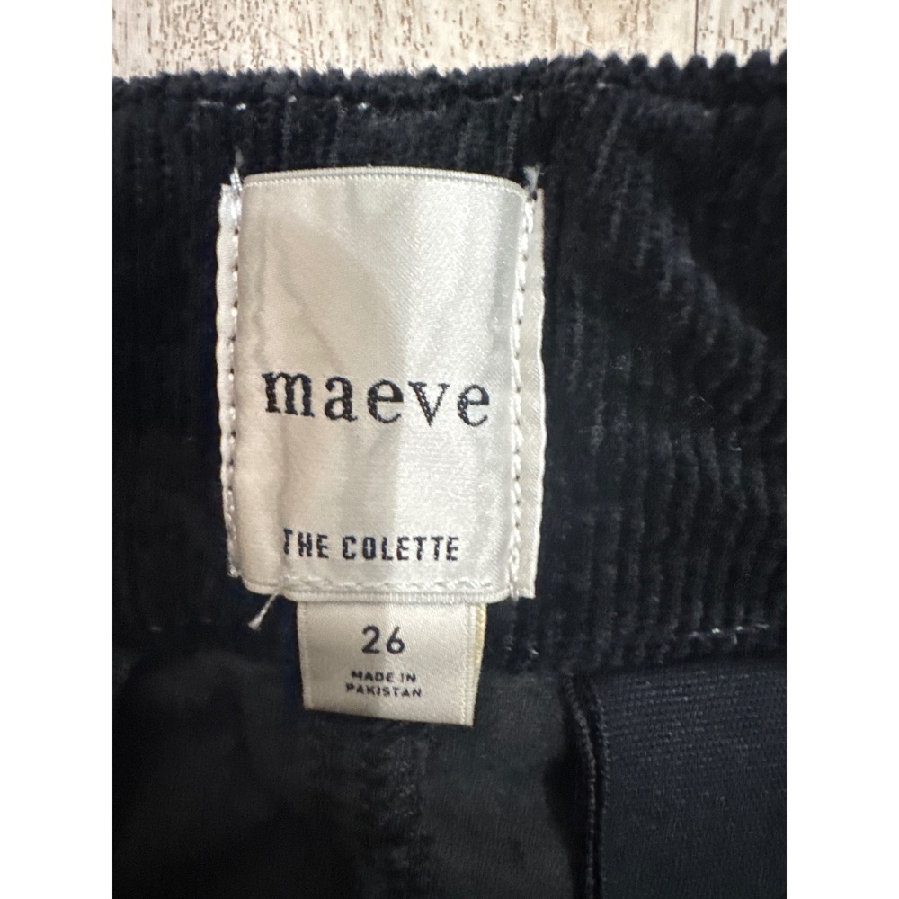 Maeve Black Plaid Wide-Leg Pants - Picture 3 of 10